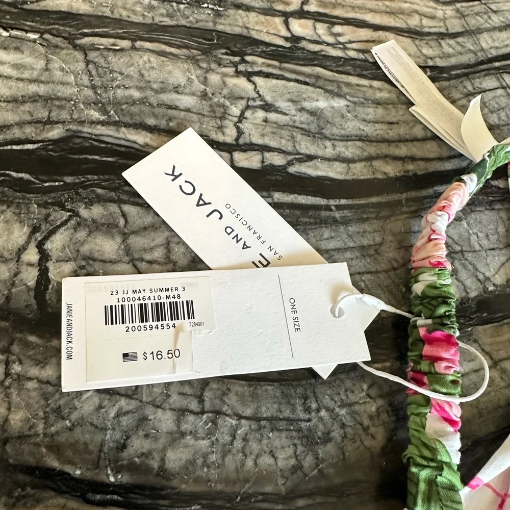 JANIE and Jack BABY TROPICAL FLAMINGO KNOT SOFT HEADBAND